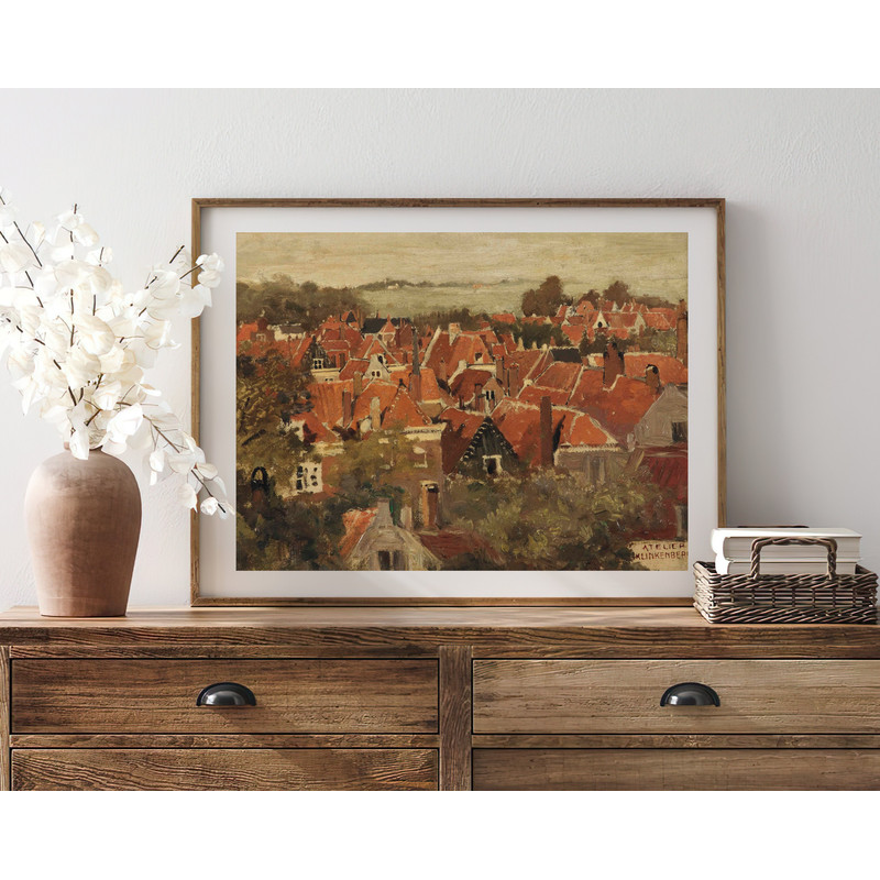 vintage dutch town wall art print (1).jpg