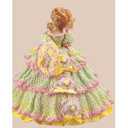 Charleen of Dallas Barbie Vintage Crochet Pattern PDF Fashion Dolls size 11 1/2 inches