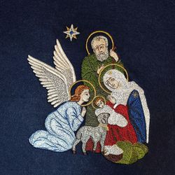Christmas machine embroidery design