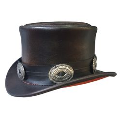 slash tribute leather top hat