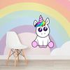 Cute Unicorn Sticker Fairy Character Rainbow Unicorn Full Color