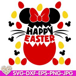 Happy Easter Minnie Egg  My 1 st First Easter Cutie Rabbit Bunny digital design Cricut svg dxf eps png ipg pdf cut file