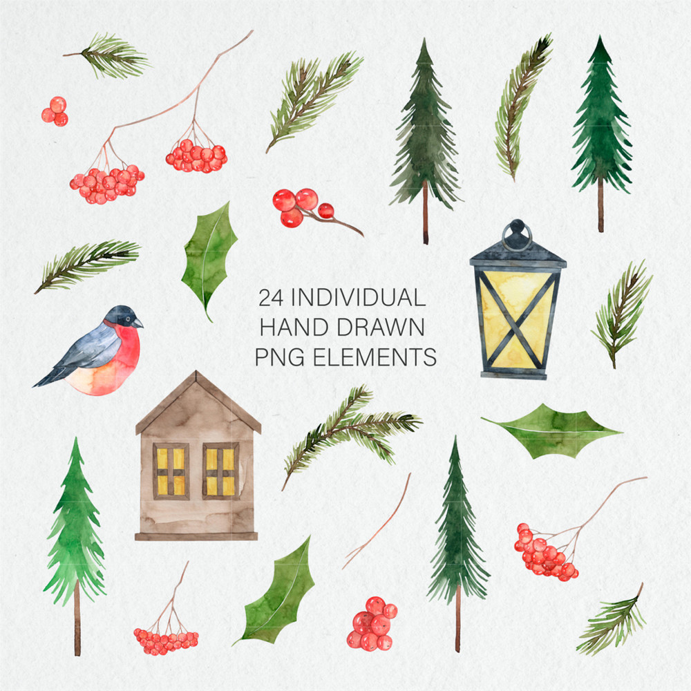 Watercolor Christmas Clipart 2.jpg