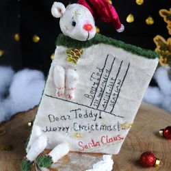 Teddy Bear "Christmas postcrossing"
