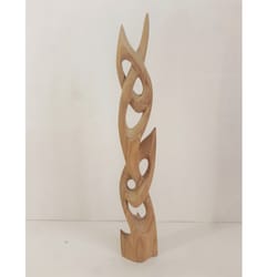 a vision in a dream statuette of wood height 31 cm