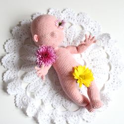 Baby doll body crochet pattern PDF in English Amigurumi basic baby doll body tutorial