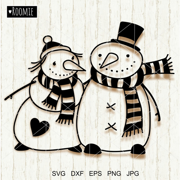 Christmas-Snowman-black-and-white-clipart .jpg