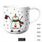 I Love Snow Christmas Snowman Mug Design .jpg