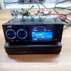 jvc kd-avx1 legendary dvd/cd car audio receiver good sound
