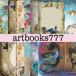 dragon-7, book of shadows, wicca, printed pages, witchcraft, herbal grimoire, spell, witch, recipe, download