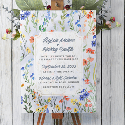 Wedding invitations ready to print, JPG