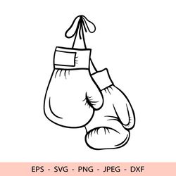 Boxing Gloves Svg Cut File Sports Boxing File for Cricut Boxing Club Logo