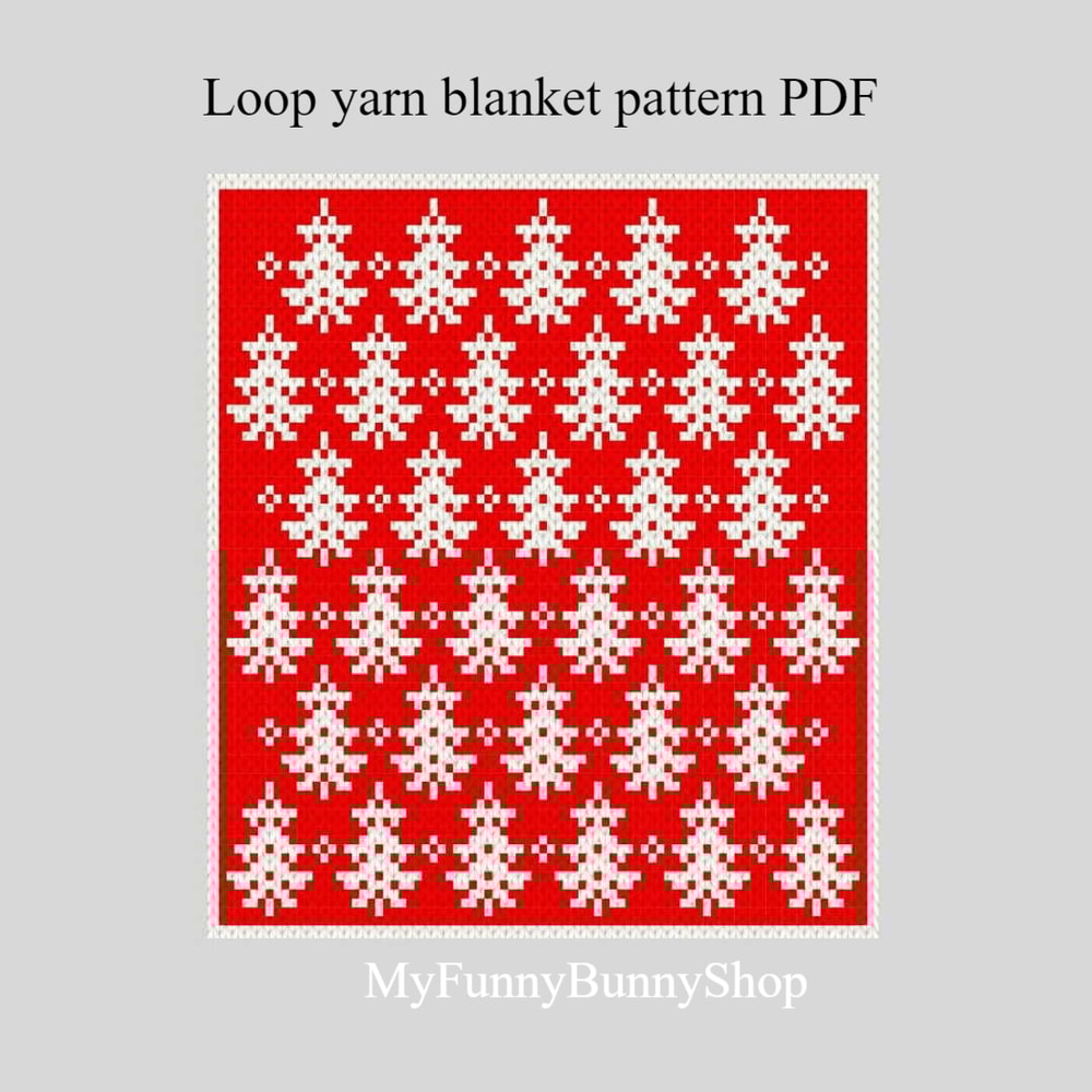 loop-yarn-christmas-trees-mosaic-blanket
