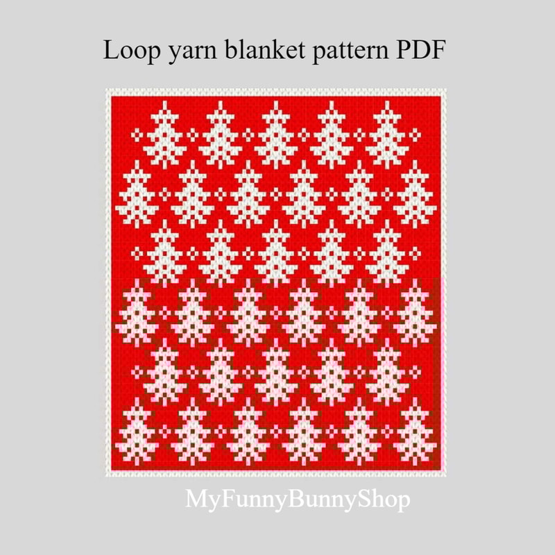 loop-yarn-christmas-trees-mosaic-blanket