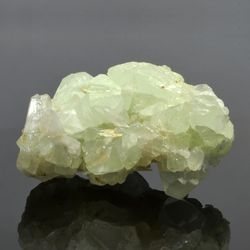 Druse of pale green datolite crystals