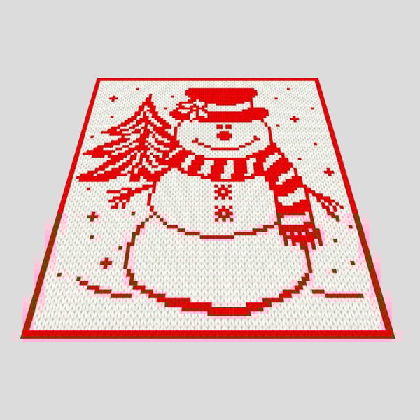 Loop Yarn Finger Knitted Happy Snowman Blanket Pattern PDF Inspire Uplift loop-yarn-finger-knitted-happy-snowman-blanket-pattern-pdf-inspire-uplift