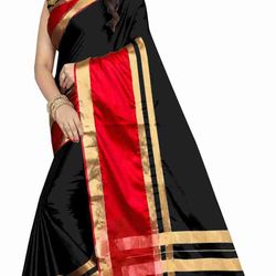 dharmavaram cotton silk saree with blouse material- 6.3 meters