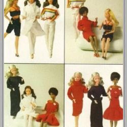 Digital - Vintage Barbie Sewing Pattern - Wardrobe Clothes for Dolls 11-1/2" - Vintage 1980s - PDF"