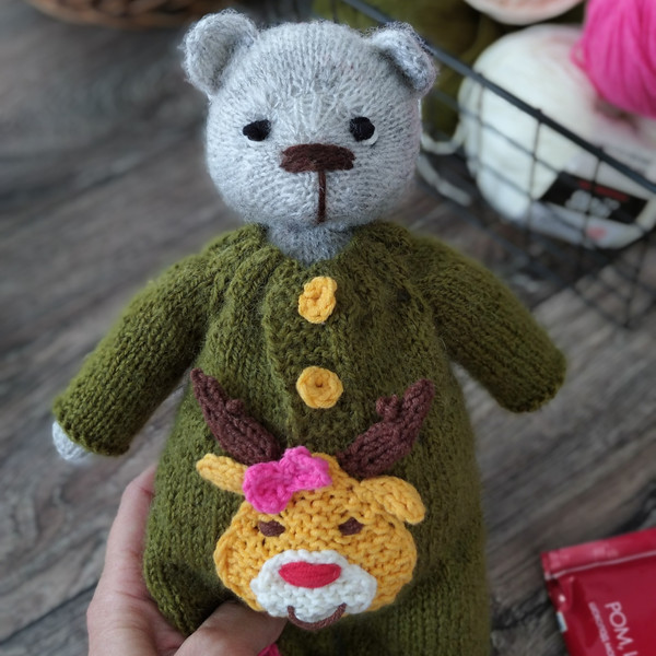 Bear knitting pattern. Amigurumi Bear Pattern
