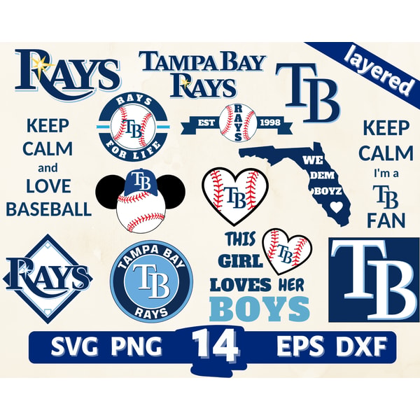 Tampa Bay Rays, Tampa Bay Rays svg, Tampa Bay Rays logo, Tam | Inspire ...