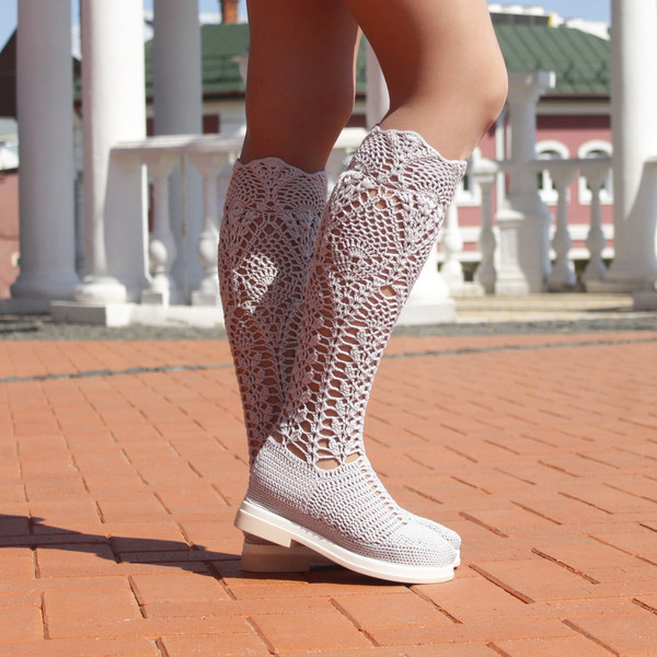 crochet summer boots knee high  1.jpg