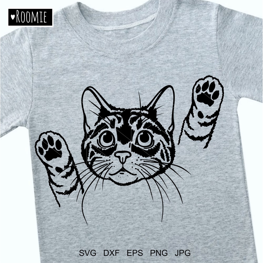 Funny Cat Portrait shirt design.jpg