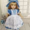 blue and white set for Little Darling dolls