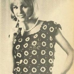 vintage crochet pattern 60 crochet shell jacket women