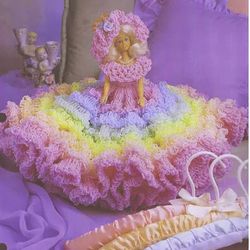 Digital | Crochet patterns for a vintage Barbie dress | | Knitted dress for dolls 11-1/2 | PDF Template