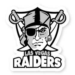 Las Vegas Raiders Decals Stickers Car Decal Oakland Riders Fathead Window Vinyl Helmet Sticker Truck Wall NFL Mascot
