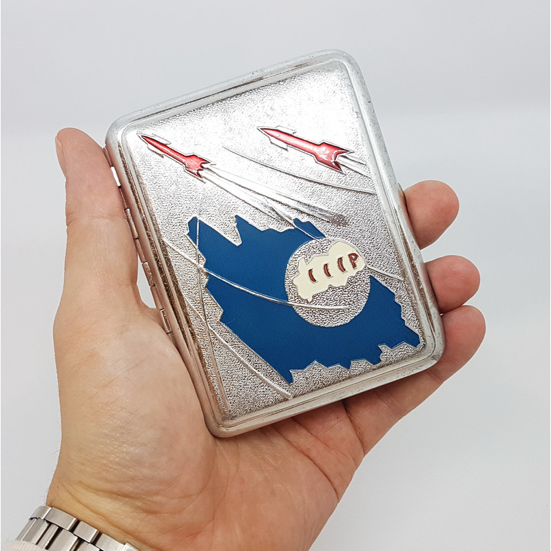 11 Vintage Cigarette Case USSR Space Program SOYUZ 1960s.jpg