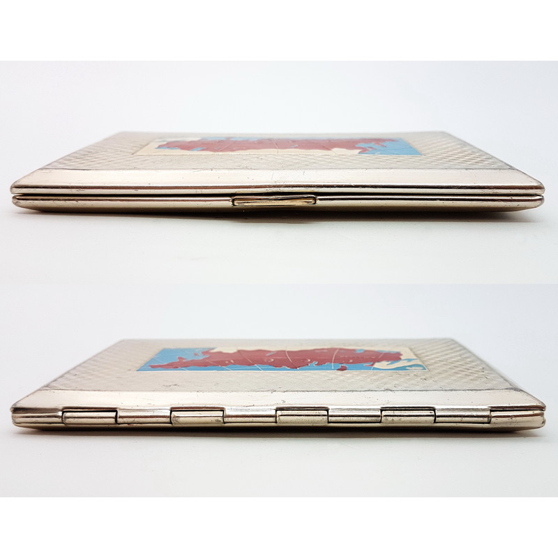 4 Vintage Cigarette Case USSR MAP 1960s.jpg
