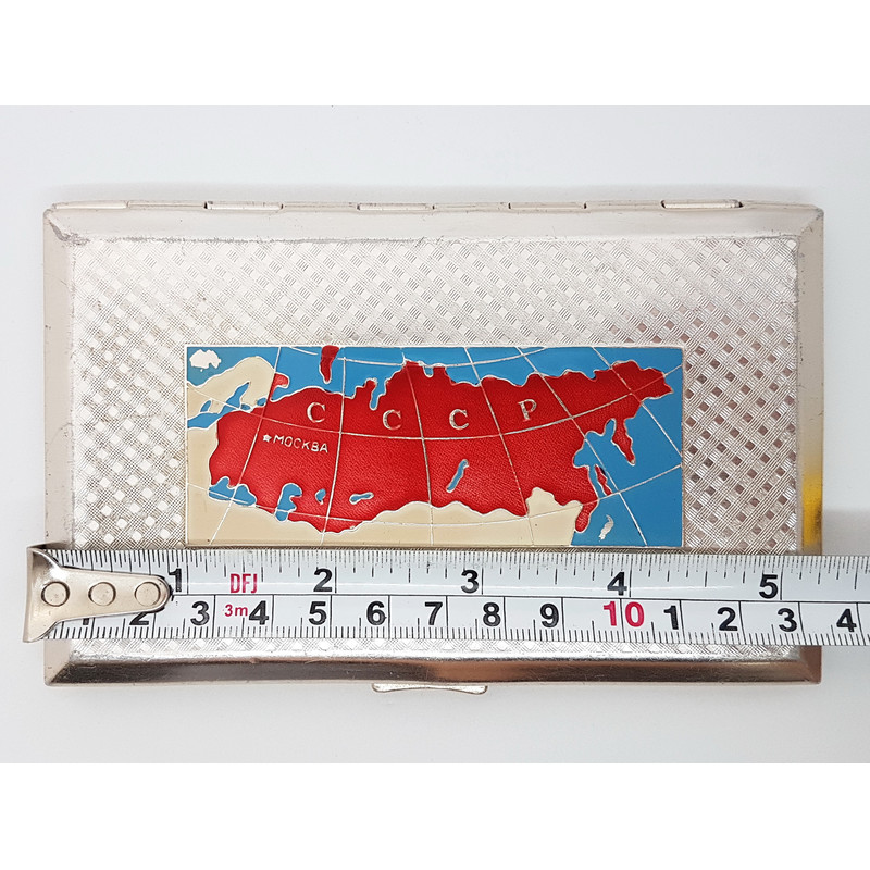 12 Vintage Cigarette Case USSR MAP 1960s.jpg