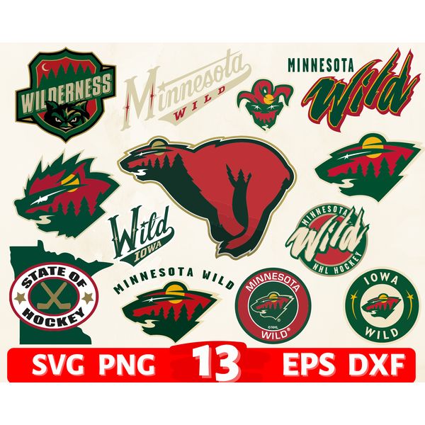 Digital Download, Minnesota Wild svg, Minnesota Wild logo, M - Inspire  Uplift