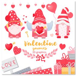 Valentine gnomes PNG, Valentine gnomes clip art, Valentine gnomes Sublimation, Instant Download, Digital Download