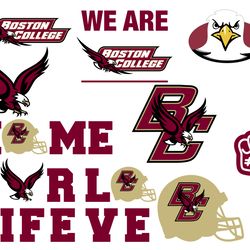 Boston College Eagles Football Bundle NFLsvg, Football Teams svg, NCAA Svg, NFL Svg, MLB Svg, Eps