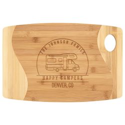 Rv Camper Decor | Personalised Campervan Wooden Chopping Board | Motorhome Meat Board | New Caravan Van Life | Rv Decor