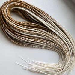 Handmade dreadlocks, Smooth dreads, Full set of dreads