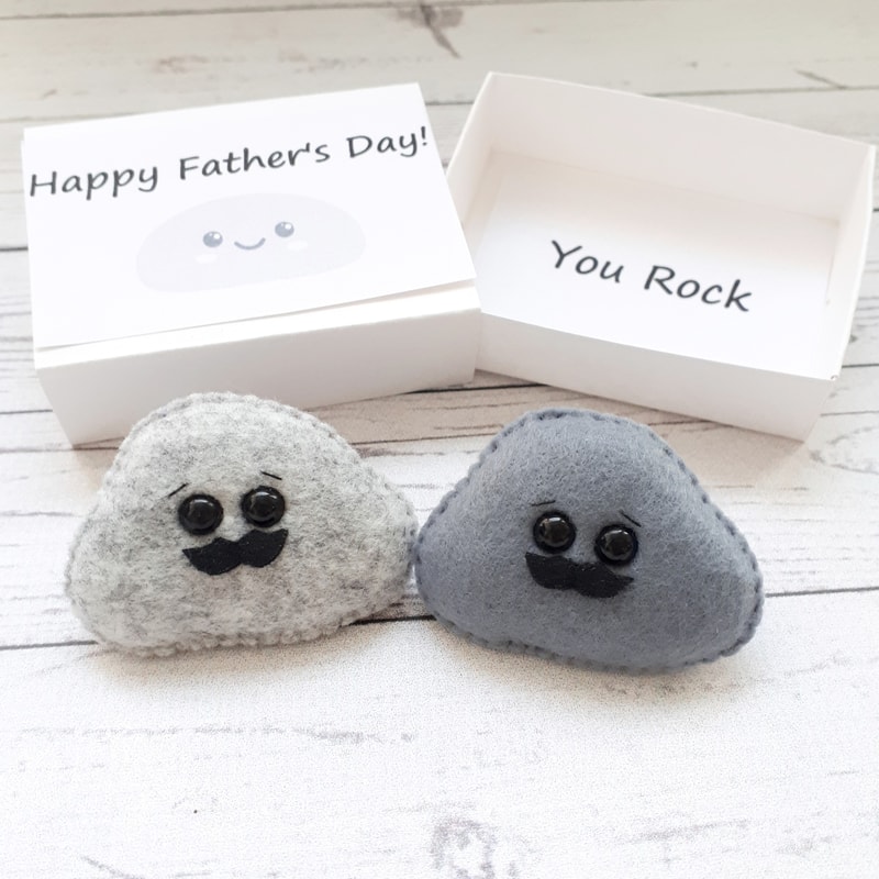 You rock stone, Pocket hug, Fathers day gift from daughter, | Inspire ...