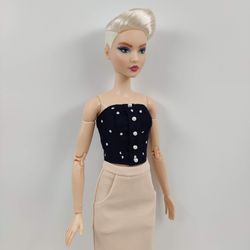Barbie clothes polka dot top