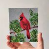 Handwritten-red-cardinal-bird-small-painting-by-acrylic-paints-5.jpg