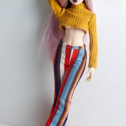 Fairyland Minifee MSD BJD Clothes - Striped pants