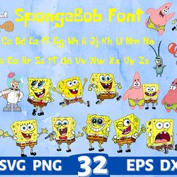 Digital Download, Spongebob, Spongebob svg, Spongebob png, Spongebob clipart, Spongebob cricut