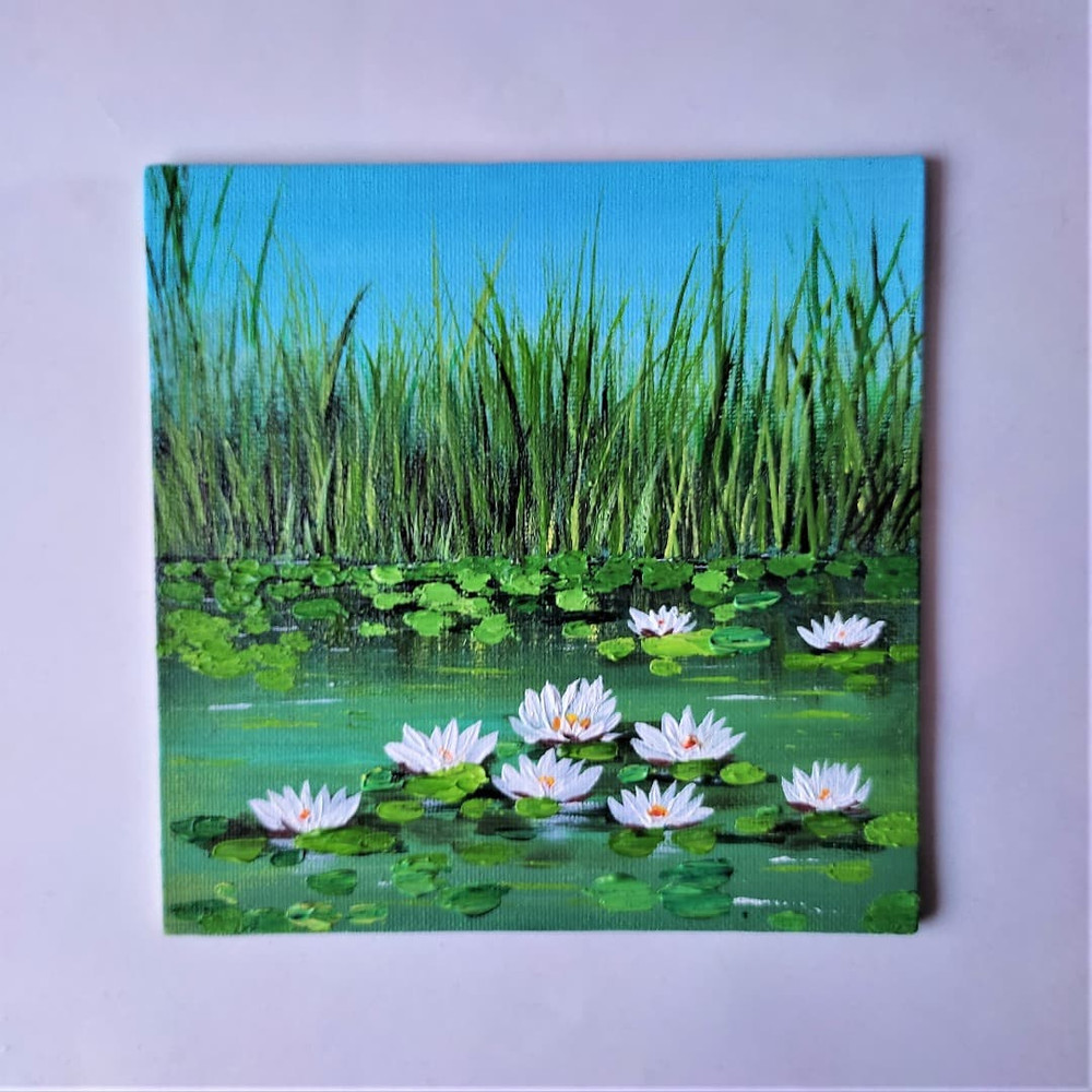 Handwritten-landscape-water-lilies-by-acrylic-paints-7.jpg