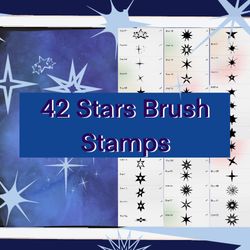 Stars Stamps Brushes for Procreate