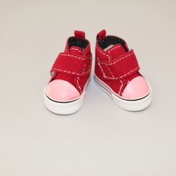 wellie wisher shoes - Vinous suede sneakers for Wellie Whisher - 5 cm doll shoes - Or any other doll – Christmas gift