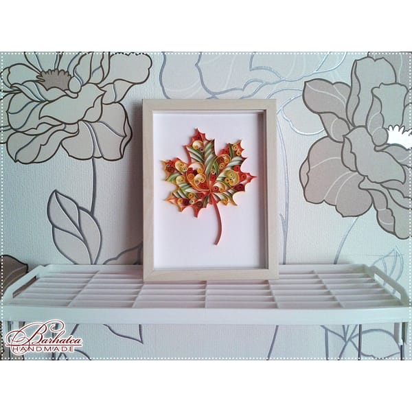 Quilling Pattern Autumn Maple Leaf, Template Quilling Autumn - Inspire ...