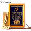 Mantra Hare Krishna. Lotus Flower Embroidery. Cross Stitch Pattern for Beginner. Download PDF. Meditation Decor. Om Sign. Yoga Lover Gift..jpg