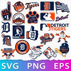 Detroit Tigers Logo SVG, Detroit Tigers PNG, Tigers Symbol