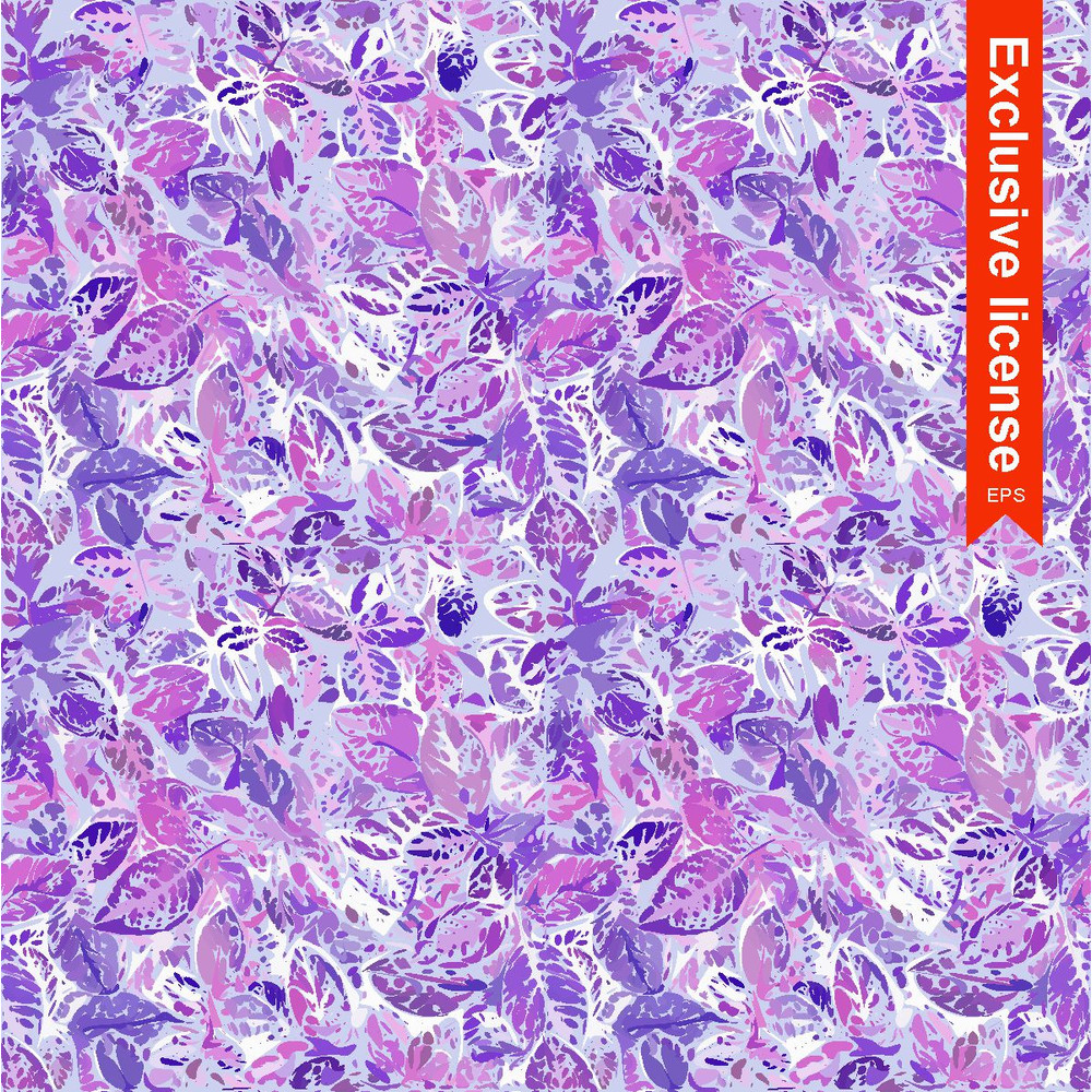 Seamless-pattern-leaf-purple-light